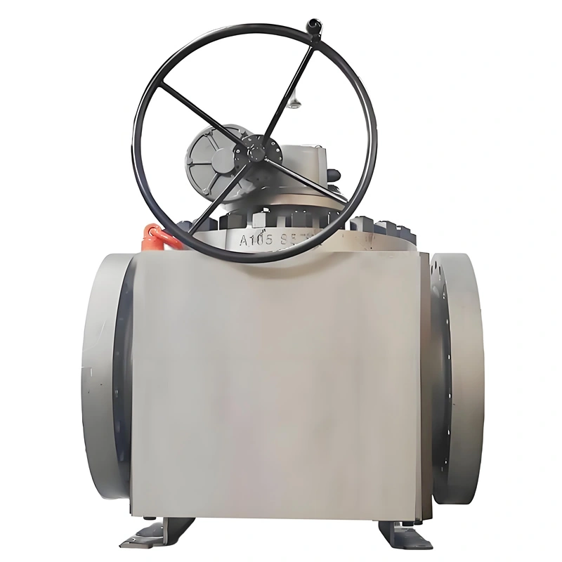 A105 Carbon Steel Top-entry Ball Valve-1754971641 A105 Carbon Steel Top-entry Ball Valve Flange Trunnion Mounted Ball Valve 16" 600LB - Image 1