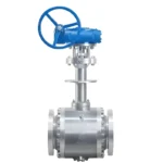 API 12" Class 300 F316 Metal Seal Manual Three-Piece Cryogenics Temperature Trunnion Mounted Ball Valve