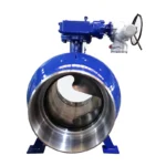 Fully Welded Ball Valves Electric Worm Gear Wcb Carbon Steel Regulating Control  Class300lb 40" - Image 2