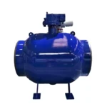 Fully Welded Ball Valves Electric Worm Gear Wcb Carbon Steel Regulating Control  Class300lb 40" - Image 4