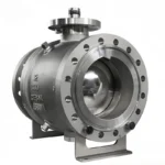 API 6D ANSI CLASS300 CE NACE MR0175 DN300 CF8/CF8M Stainless Steel 2PC Flanged Trunnion Mounted Ball Valve - Image 5