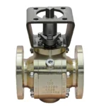 2" CLASS150 Forged 3-Piece Flange Aluminum Bronze Pneumatic/Electric Ball Valve