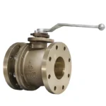 4" 150LB Aluminum Nickel Bronze C95500 2PC Full Bore Flanged Floating Ball Valve - Image 2