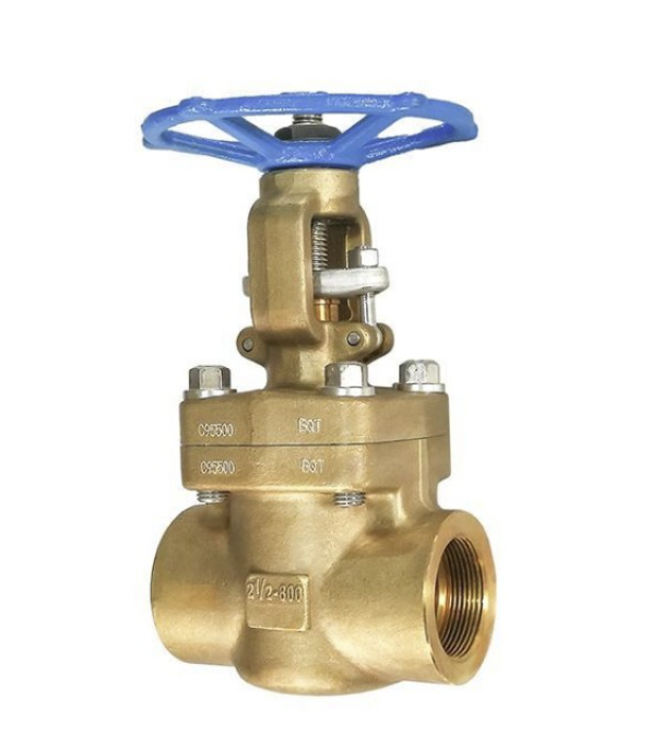 High Pressure Forged Bronze Valve Forged Bronze Globe Valve Threaded & Flanged for Marine High‑Pressure Seawater Pipeline - Image 1