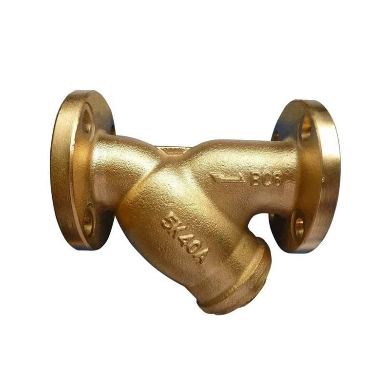 bronze-y-type-strainer-ansi-class-150-flanged-main.jpg Bronze Y‑Strainer Threaded & Flanged for Marine Seawater Filtration Pipeline System - Image 1